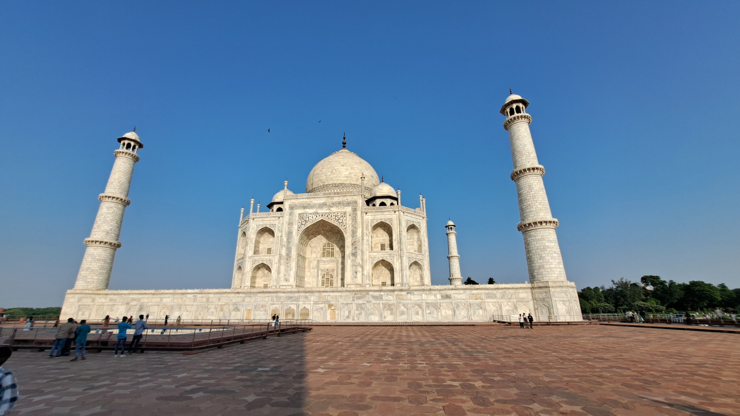 la visita al Taj Mahal